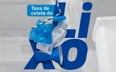 A taxa de coleta de lixo