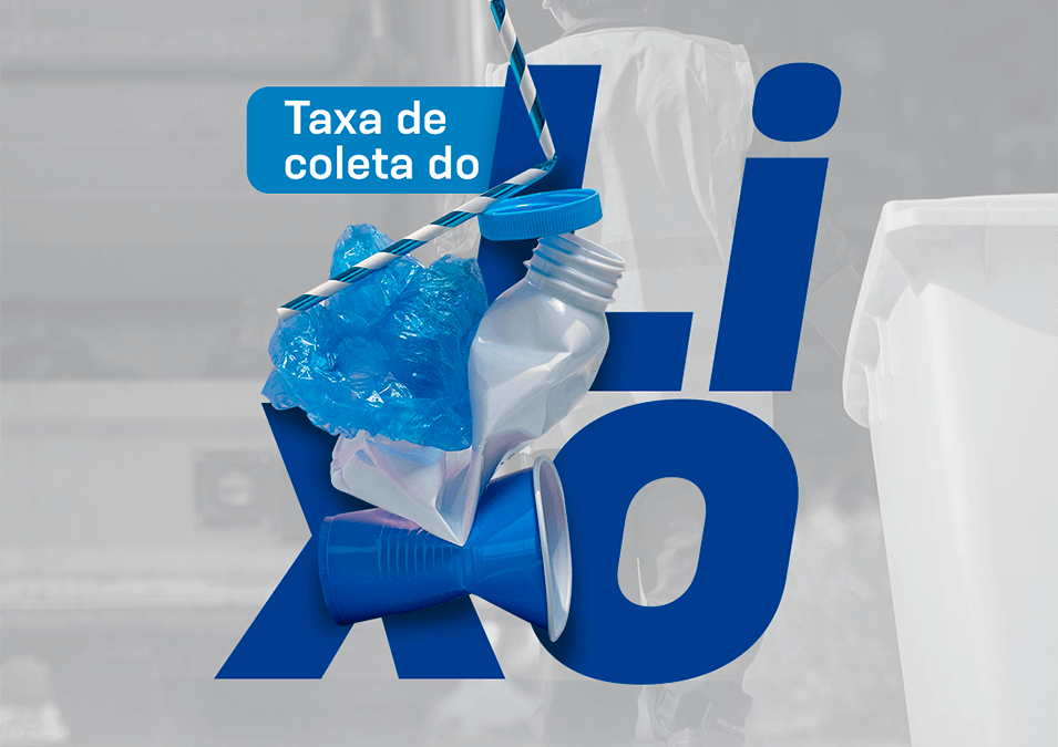 A taxa de coleta de lixo